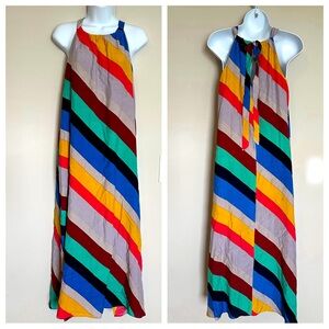 SPIRIT OF GRACE Striped Halter Sundress
